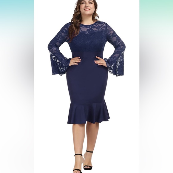Hanna Nikole Plus Size Sequin Pencil Dress For Women Sleeveless Party